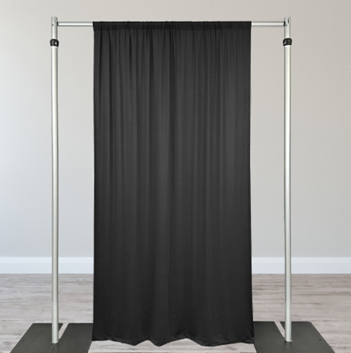 Stretch Spandex 14ft x 60" Drape/Backdrop Black Stretch Spandex 14ft x 60" Drape/Backdrop Black