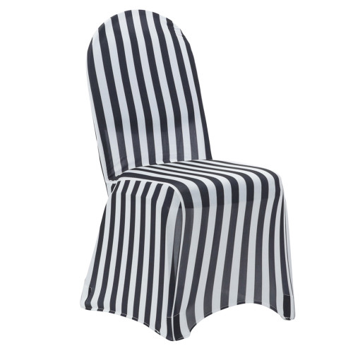 black and white striped chair covers black and white striped chair covers