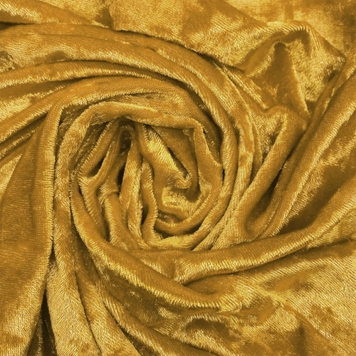  Velvet 10 ft x 60 Inch Drape with 4 Inch Pocket Gold