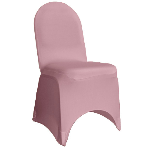 Stretch Spandex Banquet Chair Cover Dusty Rose