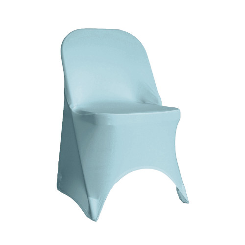 Stretch Spandex Folding Chair Cover Dusty Blue