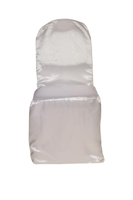 Wholesale Satin Banquet Chair Covers White