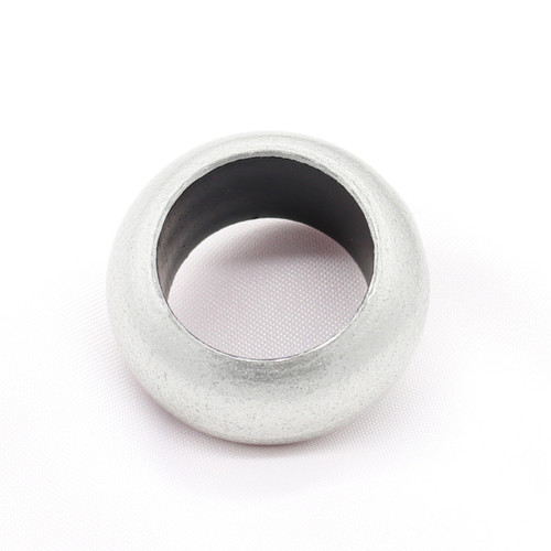 Acrylic Glittering Napkin Rings Silver
