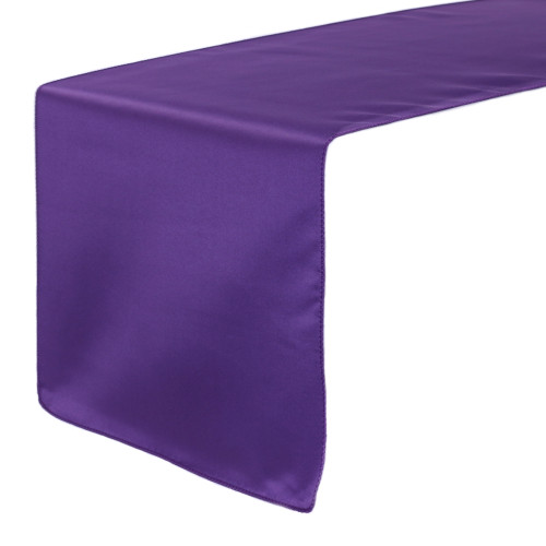 Purple Table Runners, Lamour Table Runners for Weddings and Events