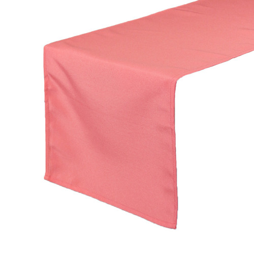 Coral Table Runners, Polyester Table Runner for Weddings
