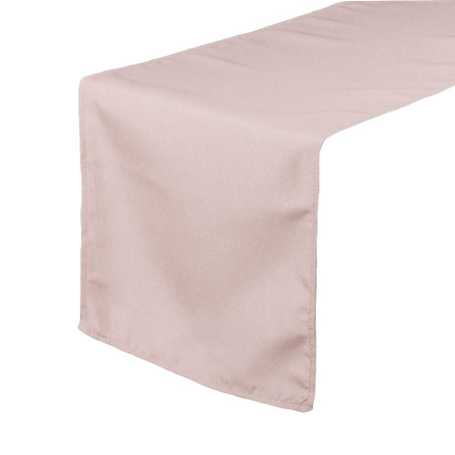 14 x 108 inch Polyester Table Runners Blush