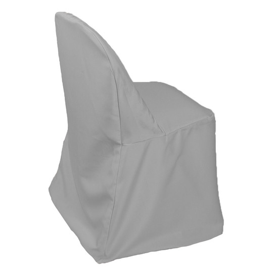 Polyester Folding Chair Cover Gray Your Chair Covers Inc.