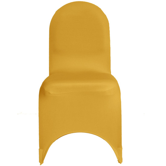Spandex Banquet Chair Cover Gold For Events