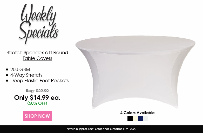 Wholesale Chair Covers, Tablecloths, Spandex Table Covers