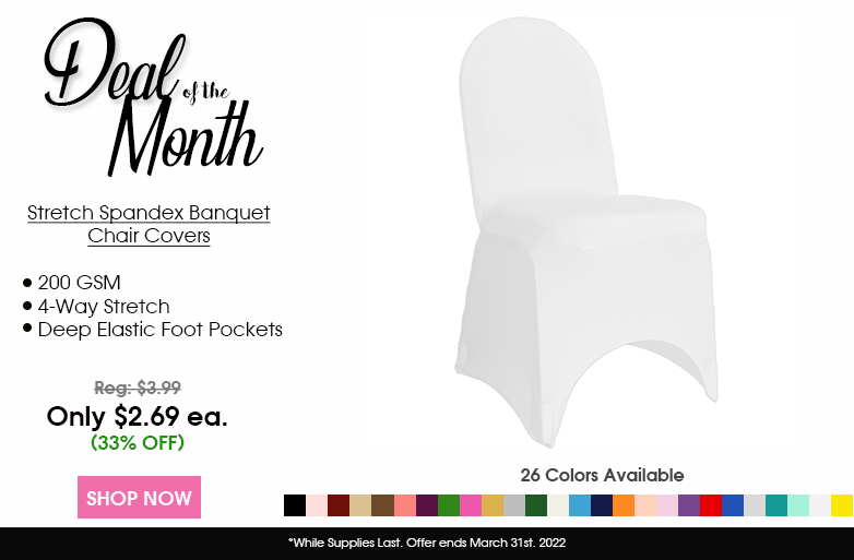 Wholesale Chair Covers, Tablecloths, Spandex Table Covers