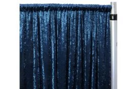 Crushed Velvet Drapes