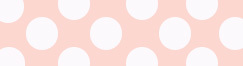 Blush and White Polka Dot