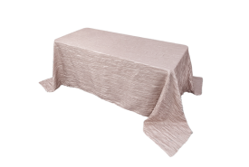 90 x 132 Inch Rectangular Crinkle Taffeta Tablecloths