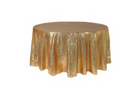 120 Inch Round Glitz Sequin Tablecloths