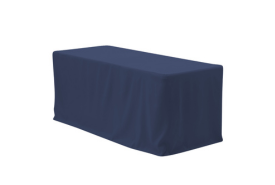 4 ft X 24 Inches Fitted Polyester Tablecloth Rectangular