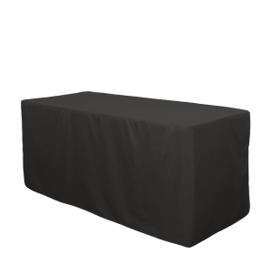 4 ft X 24 Inches Fitted Polyester Tablecloth Rectangular 