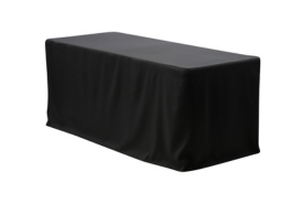 6 ft Fitted Polyester Tablecloth Rectangular 