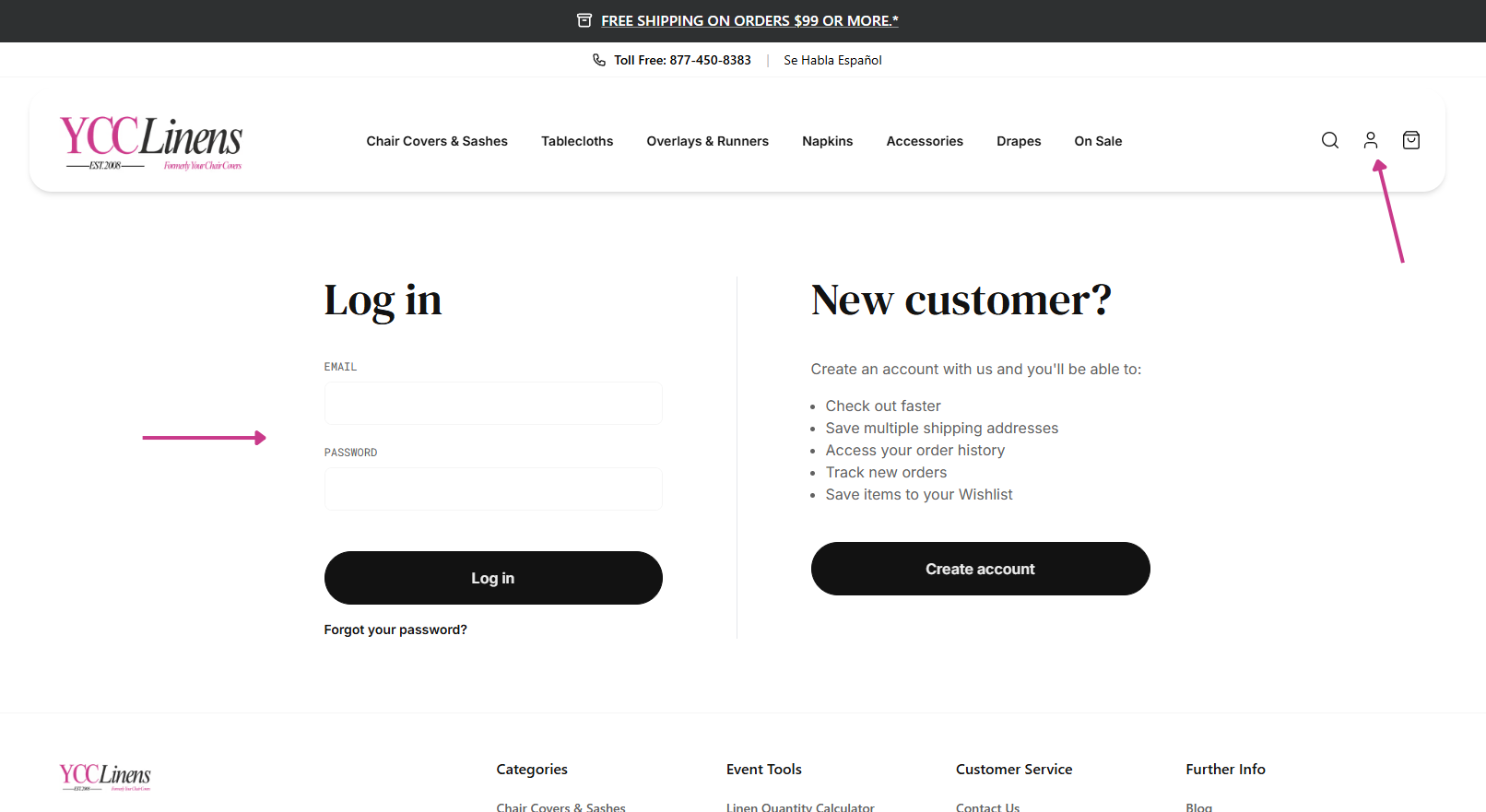 Step 1: Log in to your account