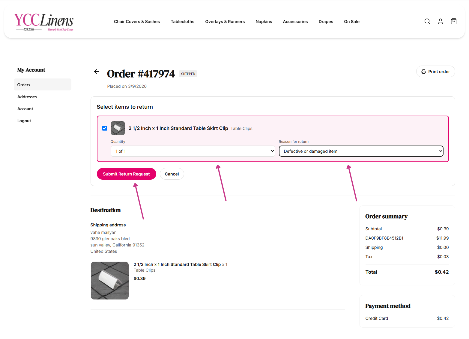 Step 4: Complete and submit your request
