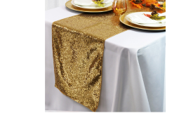 14 x 108 Inch Glitz Sequin Table Runner 