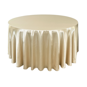 120 Inch Round Satin Tablecloths