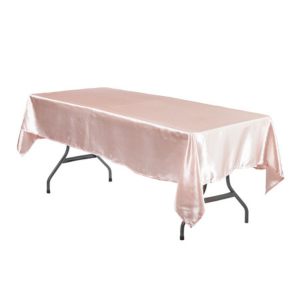 60 x 102 Inch Rectangular Satin Tablecloths
