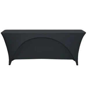 Stretch Spandex 6 ft Open Back Rectangular Table Covers