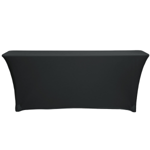 Stretch Spandex 8 ft x 18 Inches Rectangular Classroom Table Covers