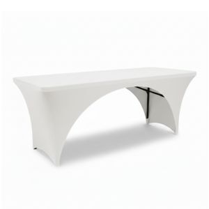 Stretch Spandex 6 ft Open Sides Rectangular Table Covers