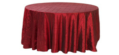 Visual Textile Embroidered Pintuck Taffeta 45 x 45-Inch Square Tablecloth  Chocolate