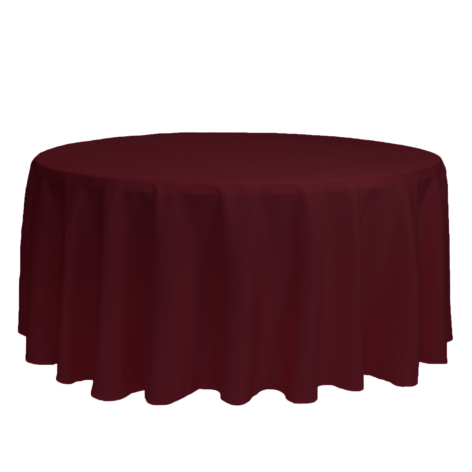 10 PACKS 132" inch Round SATIN Tablecloth WEDDING 25 COLOR 6' Ft table USA SALE 