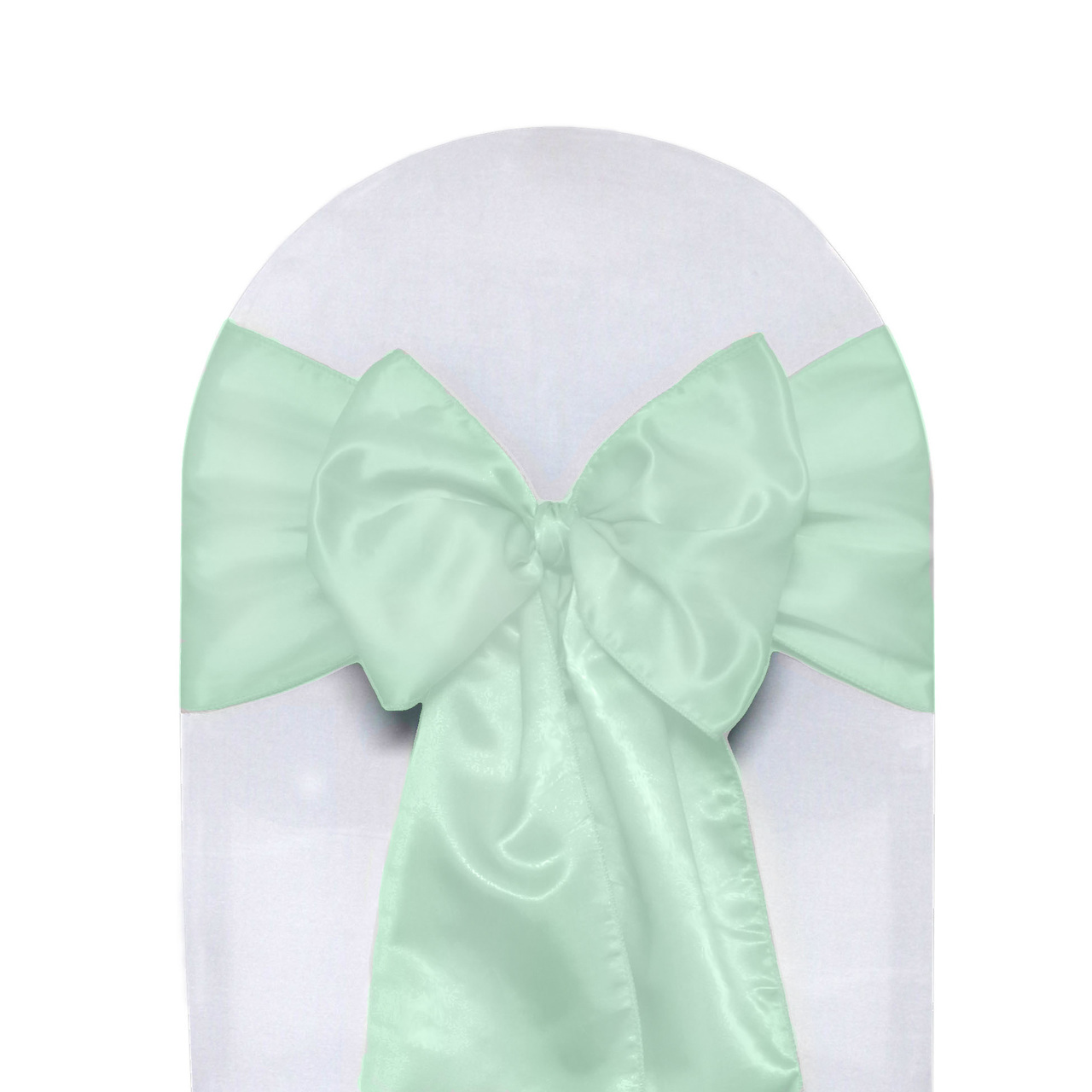 1,10,25,50,100 Spearmint green Linen Wedding Chair Sash 