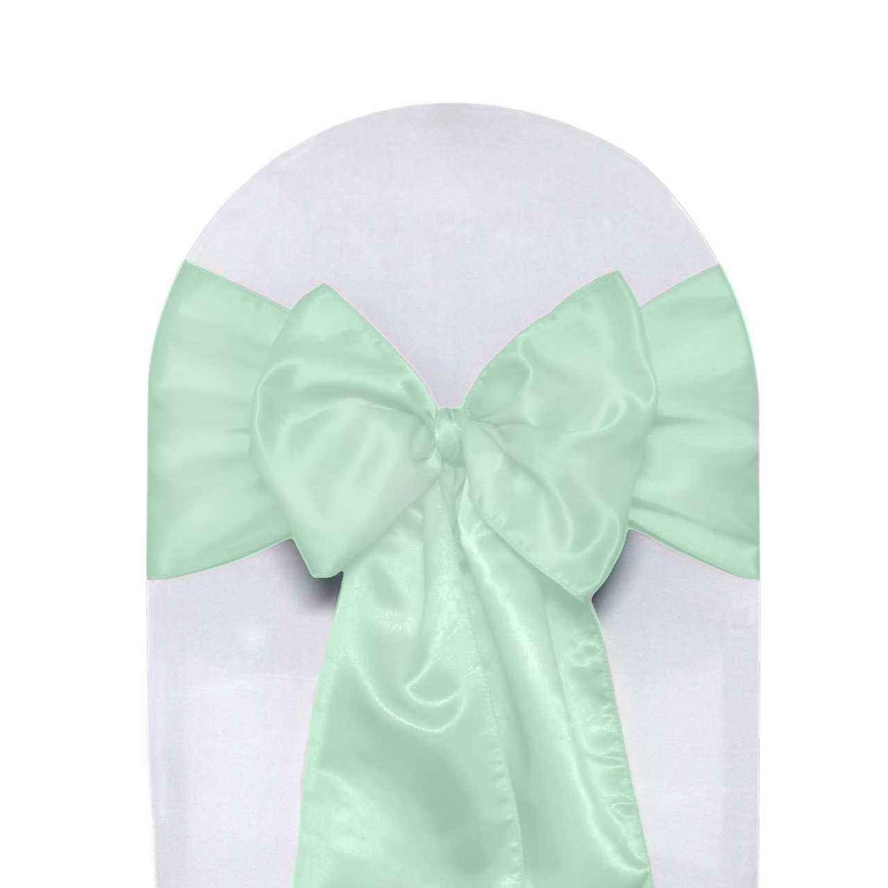 Standard Satin Chair Sash - Emerald Green