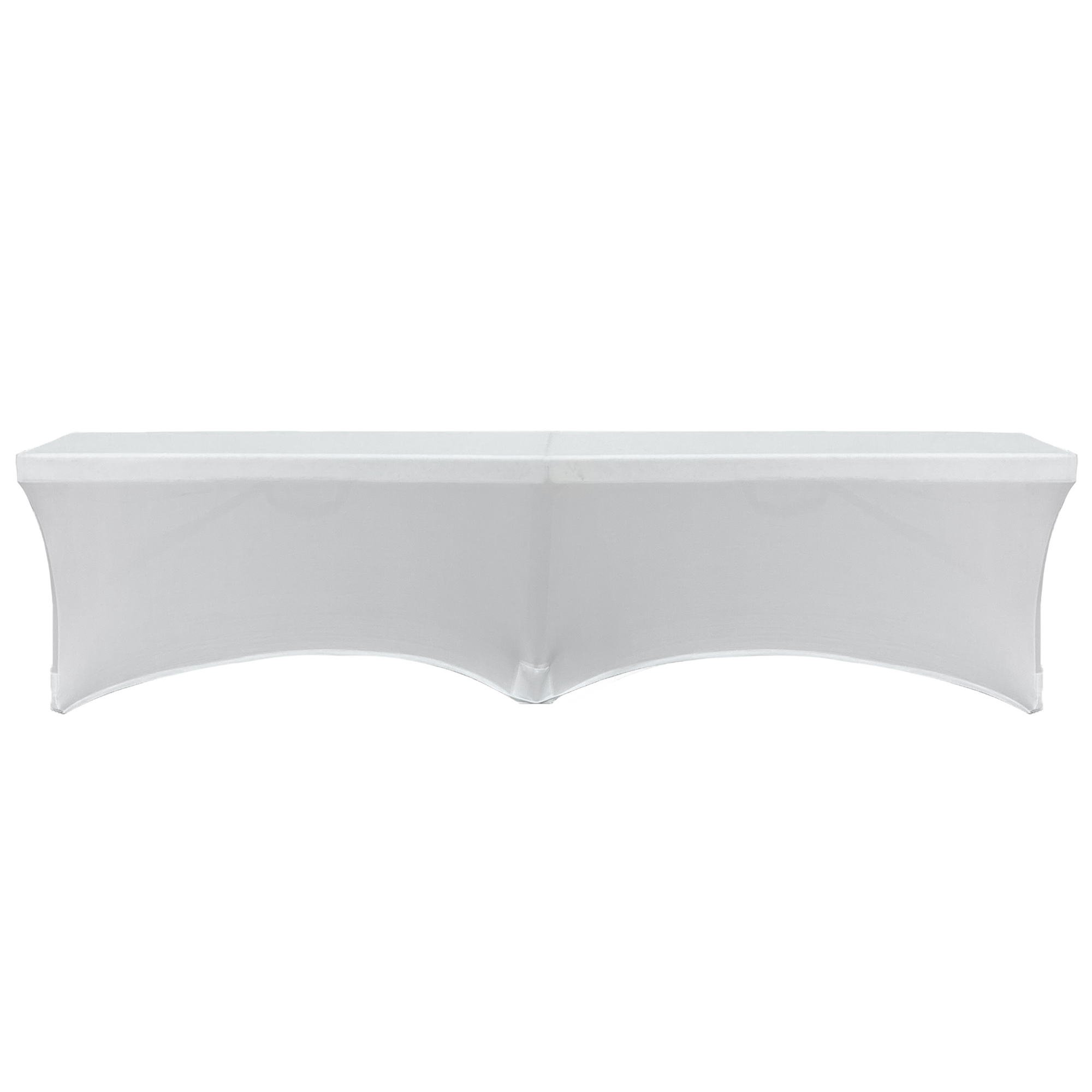 Stretch Spandex 6 ft. Lifetime Folding Bench Cover White Your