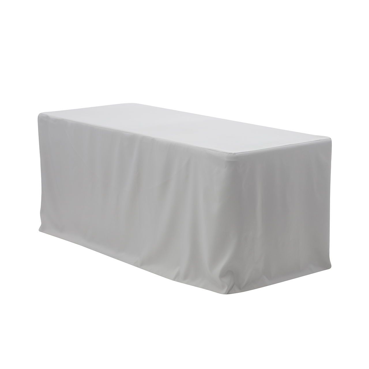 6 ft CHARCOAL GREY FITTED POLYESTER TABLE COVER Tablecloths Wedding Tradeshow 