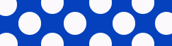 Royal Blue and White Polka Dot