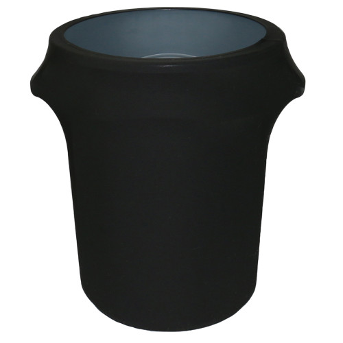 Spandex 7 Gallon Office Trash Can Cover in Black