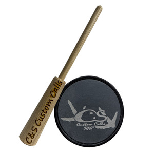 "High Pitched Hen" HPH Slate over Glass Turkey Call