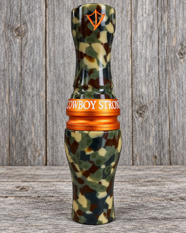 CS GREEN CAMO CHIP SPECK GOOSE CALL