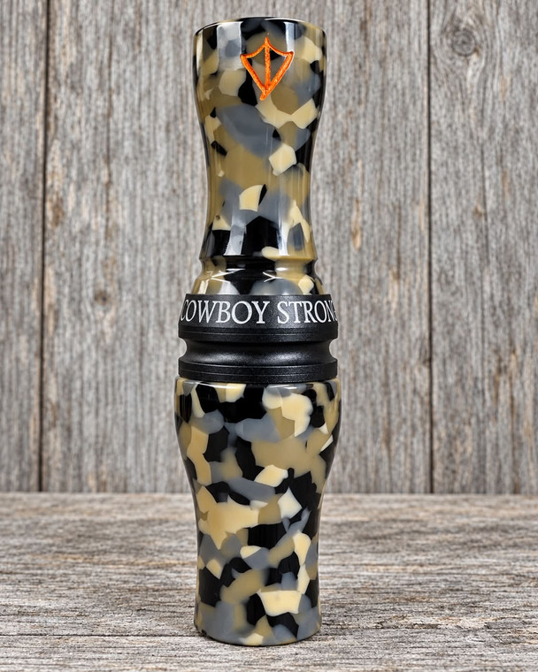 CS GREY CAMO CHIP SPECK GOOSE CALL