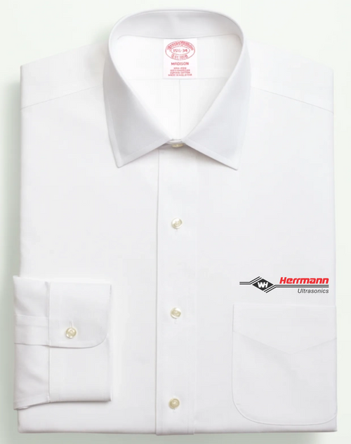 Z  BB Non-iron Cotton Non-Iron Pinpoint Oxford Ainsley Collar - Long  Sleeve