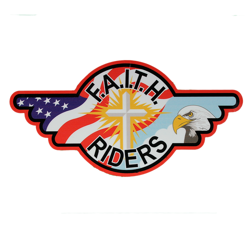 Decal -F.A.I.T.H. Rider Logo