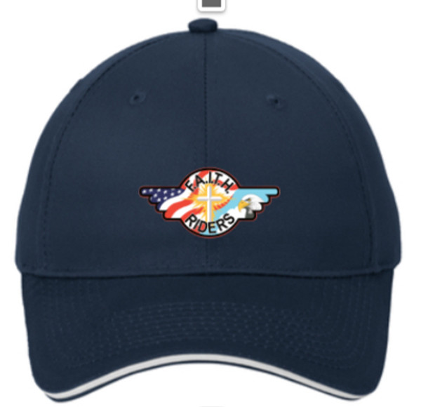 Navy/White sandwich bill cap