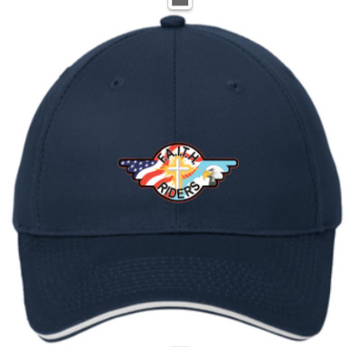 Navy/White sandwich bill cap