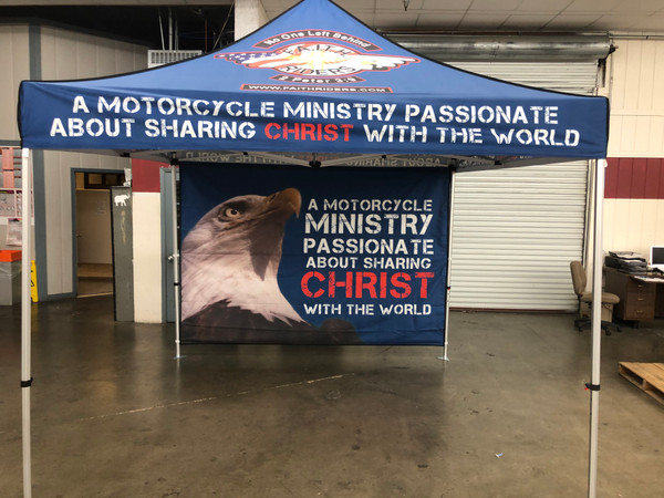 10' Tent with optional full back wall