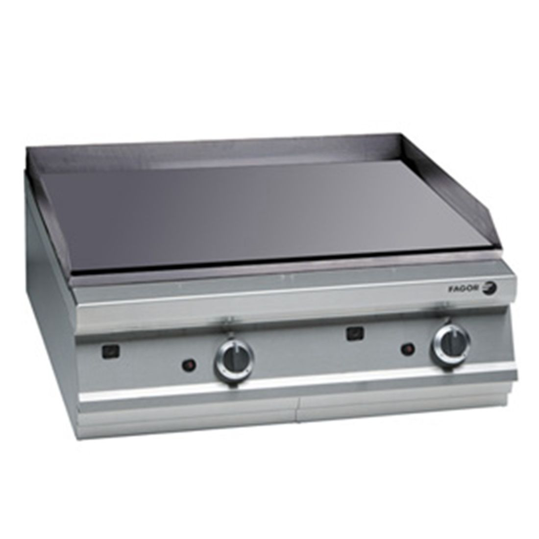 Fagor 900 series natural gas chrome 2 zone fry top FTGC910L
