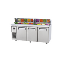Skipio SHR18-3 Salad Side Prep Table 3 Doors with Hood Lid Skipio SHR18-3 Salad Side Prep Table 3 Doors with Hood Lid