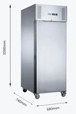 FED-X XURC400SFV Single Door Upright Fridge 429L | 10A 4M1 Food-Safe