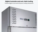 FED-X XURC400SFV Single Door Upright Fridge 429L | 10A 4M1 Food-Safe
