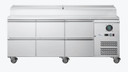 FED-X S/S Three Door Sandwich Counter - XSS8C20S3V